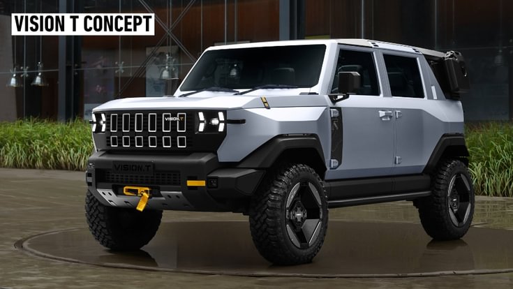 Mahindra Vision T front quarter